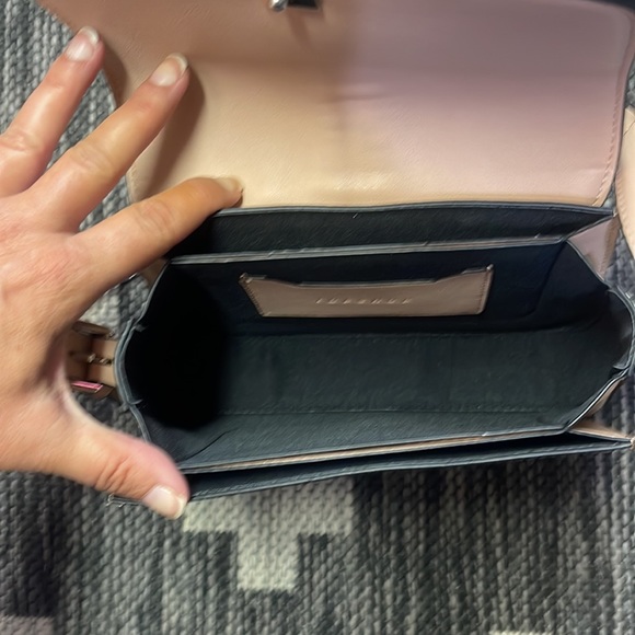 Top Shop Mauve Handbag With Chain Strap - Picture 6 of 6